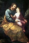 St Joseph and the Christ Child HERRERA, Francisco de, the Elder